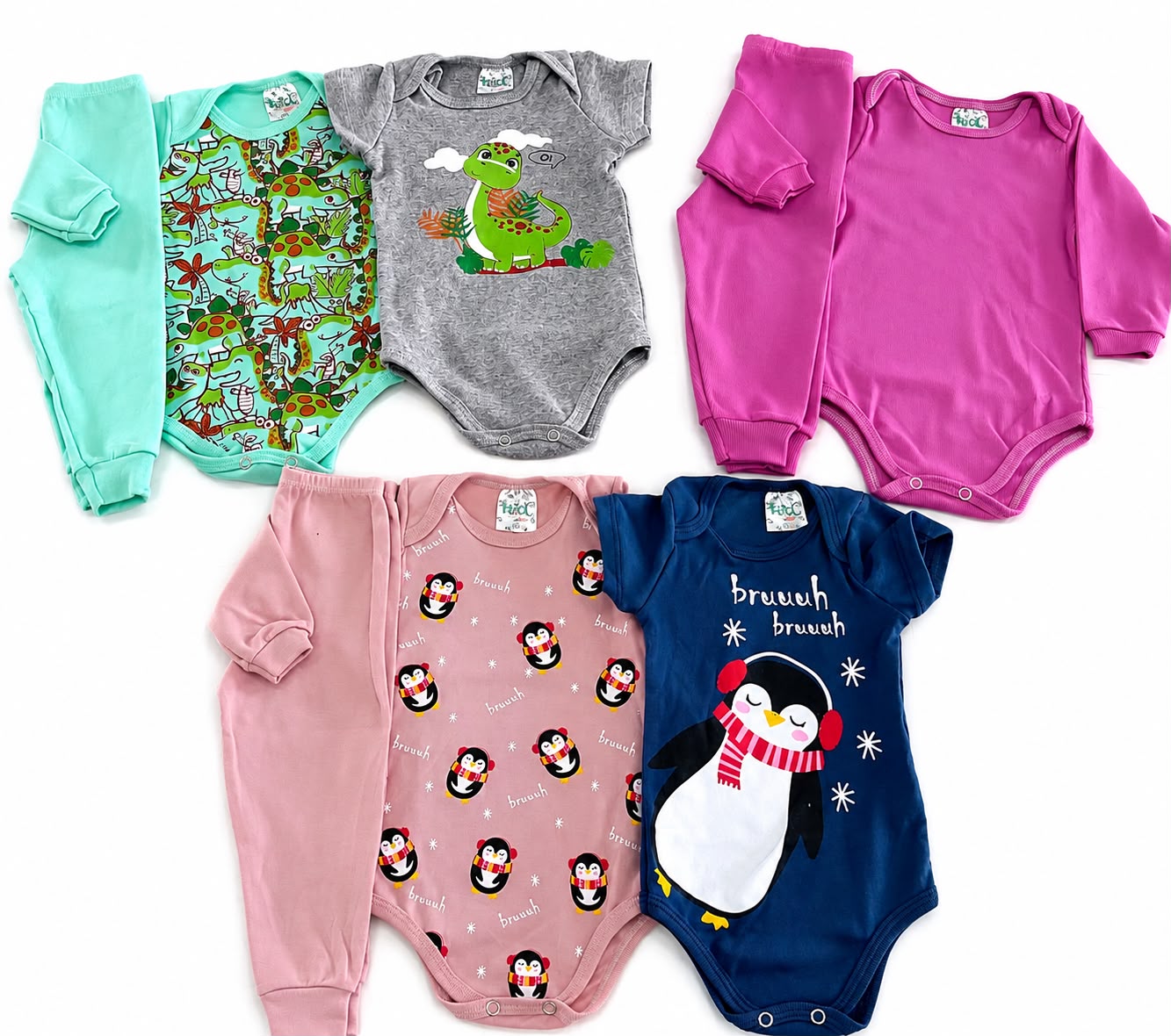 Detalhe de produto: kits de bodies Tuck Kids